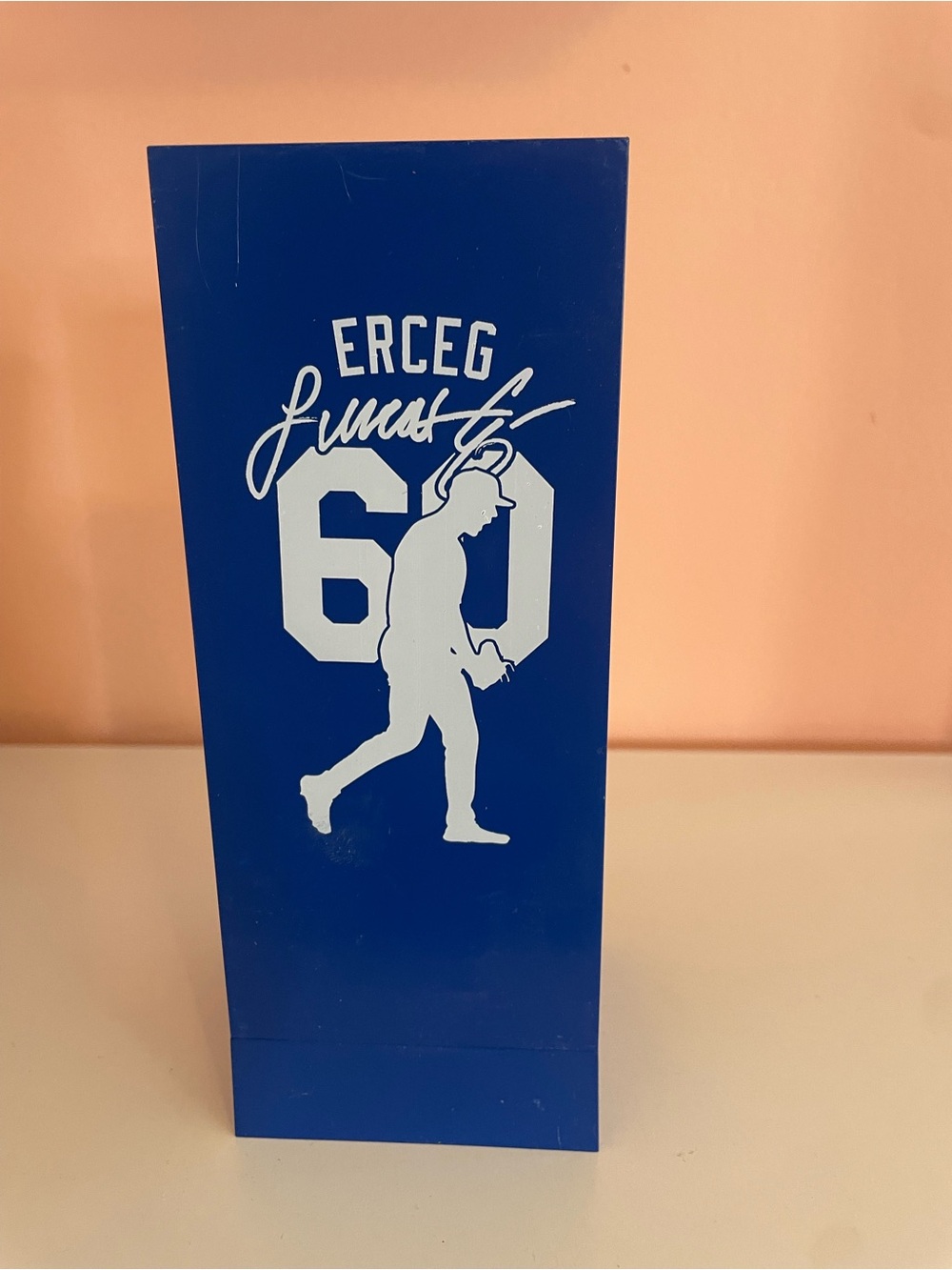 Lights Out Lucas Erceg Royals Battery Operated Bobblehead Figure New In Box - Picture 7 of 11